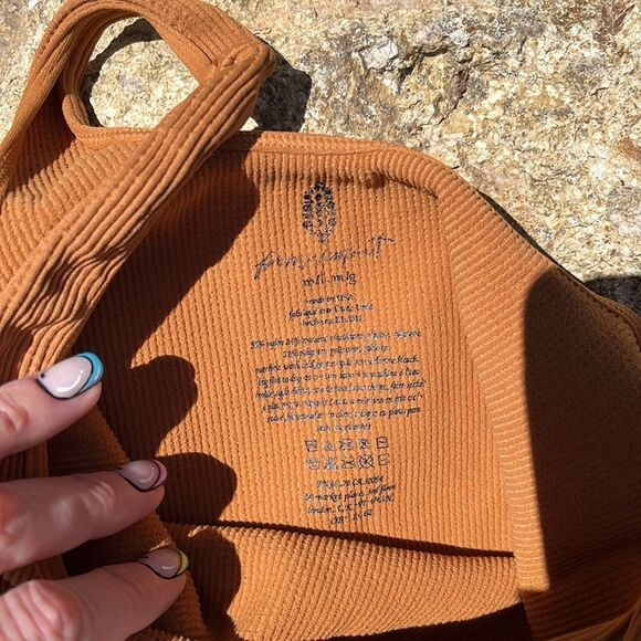 Free People Movement Happiness Runs Square Neck Crop Tank - Picture 10 of 10